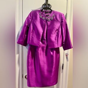PURPLE PROM FORMAL HOMECOMING DRESS MARDI GRAS